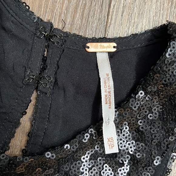 Free people black sequin dress - Picture 4 of 8